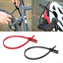 Bicycles Combination Lock, Lock for Road Bicycles Lock Zips Tie Lock Cable Lock - Red