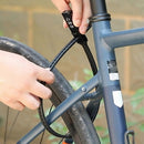 Bicycles Combination Lock, Lock for Road Bicycles Lock Zips Tie Lock Cable Lock - Red