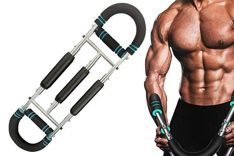 Twister Arm Trainer Adjustable Twister Arm Chest Exerciser With 3 Springs - Red