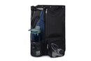 Mesh Beach Backpack with Wet Pocket Drawstring Waterproof Swimming Gym Bag for Men Women - Black
