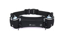 Hydration Running Belt with 2 Water Bottles and Phone Pouch for Marathon Hiking - Green
