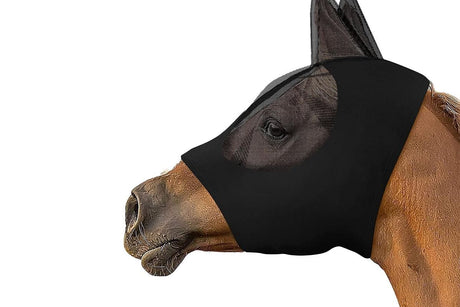 Horse Fly Mask with Ears -Grey
