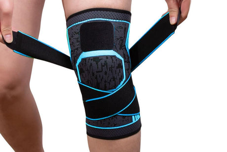 Gym Knee Pads Sport Knee Sleeve Knee Support Brace(L)