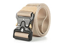 Nylon Tactical Belt Quick-Release for Outdoor Work Daily - Khaki