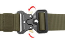 Nylon Tactical Belt Quick-Release for Outdoor Work Daily - Army Green