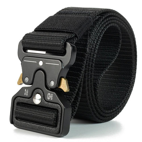 Nylon Tactical Belt Quick-Release for Outdoor Work Daily - Army Green