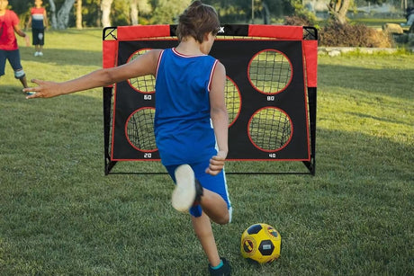 Soccer Goals for Backyard Set Portable Soccer Goal Training Equipment Pop Up Soccer Net for Youth Outdoor Games