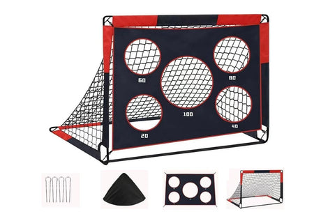 Soccer Goals for Backyard Set Portable Soccer Goal Training Equipment Pop Up Soccer Net for Youth Outdoor Games