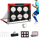 Soccer Goals for Backyard Set Portable Soccer Goal Training Equipment Pop Up Soccer Net for Youth Outdoor Games