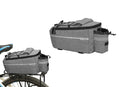 Cycling Rear Rack Water-resistant Storage Bottle Luggage Bag Bike Rear Pannier Bag - Grey
