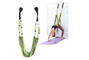 Stretching Exercise Belt Ballet Band Leg with Door Anchor Flexibility Trainer for Dance Aerial Yoga Ballet -Green