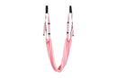 Stretching Exercise Belt Ballet Band Leg with Door Anchor Flexibility Trainer for Dance Aerial Yoga Ballet -Pink