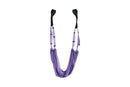 Stretching Exercise Belt Ballet Band Leg with Door Anchor Flexibility Trainer for Dance Aerial Yoga Ballet -Purple