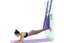 Stretching Exercise Belt Ballet Band Leg with Door Anchor Flexibility Trainer for Dance Aerial Yoga Ballet -Purple