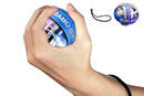 LED Wrist Ball Trainer Auto-Start Wrist Strengthener Gyroscopic Forearm Exerciser Gyro Ball for Strengthen Arms Muscles Wrist -Black