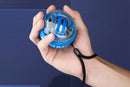 LED Wrist Ball Trainer Auto-Start Wrist Strengthener Gyroscopic Forearm Exerciser Gyro Ball for Strengthen Arms Muscles Wrist -Blue