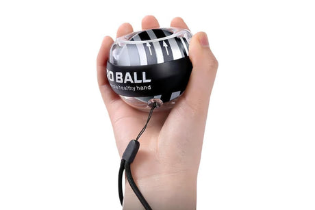 LED Wrist Ball Trainer Auto-Start Wrist Strengthener Gyroscopic Forearm Exerciser Gyro Ball for Strengthen Arms Muscles Wrist -Blue