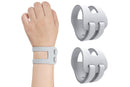 2PCS Ulnar Wrist Support Brace Adjustable for Sports Yoga Fitness - Pink