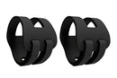 2PCS Ulnar Wrist Support Brace Adjustable for Sports Yoga Fitness - Black