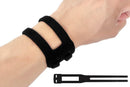 2PCS Ulnar Wrist Support Brace Adjustable for Sports Yoga Fitness - Black