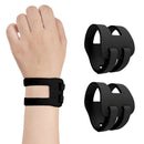 2PCS Ulnar Wrist Support Brace Adjustable for Sports Yoga Fitness - Black