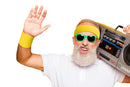 2 Pack Sweatbands Sports Headband for Tennis Badminton Yoga - Yellow