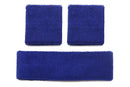 2 Pack Sweatbands Sports Headband for Tennis Badminton Yoga - Dark Blue