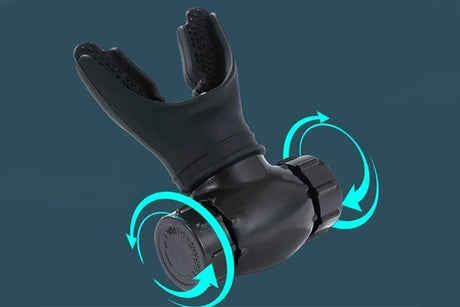 Respiratory Trainer Compact Lung Exercise Device Breathing Trainer -Black