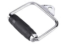 Single D Stirrup Handle with Rubber Grips for Cable Exercise Equipment