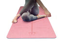 TPE Yoga Mat Exercise Fitness Sport Non Slip Workout Mat with Body Alignment Lines
