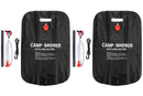 20L Camp Shower Bag Portable Solar Shower Bag Outdoor Shower Bag