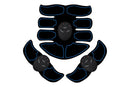 3Pcs Muscle Training ABS Stimulator Stimulator -Blue