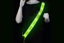 Rechargeable Running Gear LED Reflective Belt Sash Professional Safety Gear Safety Belt -Green