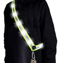 Rechargeable Running Gear LED Reflective Belt Sash Professional Safety Gear Safety Belt -White