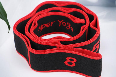 8 Level Yoga Resistance Bands Set 3 Pack Elastic Fitness Stretch Bands