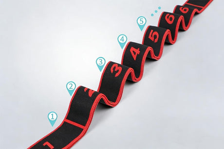 8 Level Yoga Resistance Bands Set 3 Pack Elastic Fitness Stretch Bands