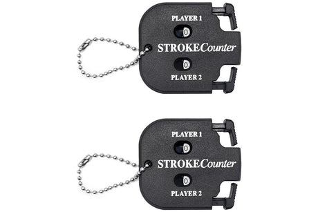 2PCS Golf Score Indicator 2 Player Stroke Counter Golf Handy Count Shot