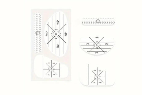 100Pcs Golf Impact Tape Set Club Impact Stickers for Woods Irons Putters