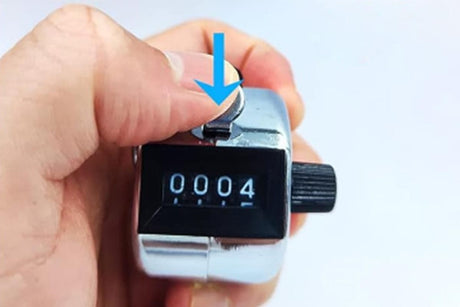 4 Digit Number Clicker Golf Hand Tally Counter