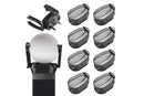 8Pcs Foldable Golf Ball Pick Up Claw Sucker Put On Putter Grip Golf Ball Pick Up Retriever Grabber Golf Accessories