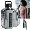 Waterproof Magnetic Bottle Bag, Lightweight Crossbody Shoulder Bag, Portable Water Bottle Holder for Gym & Hiking - Purple