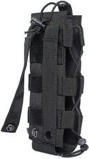 Water Bottle Holder Pouch with Molle Attachment and Buckle for Hiking - Army Green
