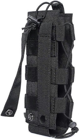 Water Bottle Holder Pouch with Molle Attachment and Buckle for Hiking - Army Green