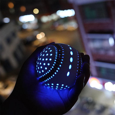 9-Inch USB Rechargeable LED Baseball for Night Play