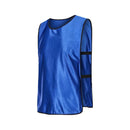 4Pcs Scrimmage Training Vest Team Sports Games Practice Jersey Blue