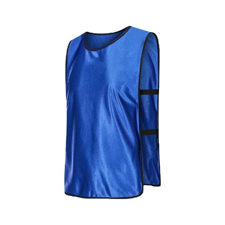 4Pcs Scrimmage Training Vest Team Sports Games Practice Jersey Blue