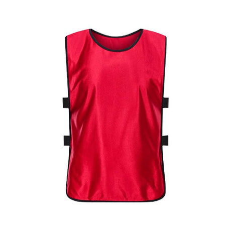 4Pcs Scrimmage Training Vest Team Sports Games Practice Jersey Red