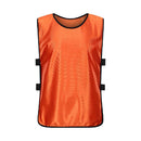 4Pcs Scrimmage Training Vest Team Sports Games Practice Jersey Orange