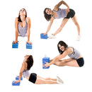 5 Pcs Yoga Pliates Set Workout Kit Professional Exercise Essentials - Blue