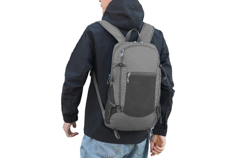 Hiking Backpack Packable Travel Day Pack Lightweight Water Resistant Hiking Daypack for Women Men -Grey